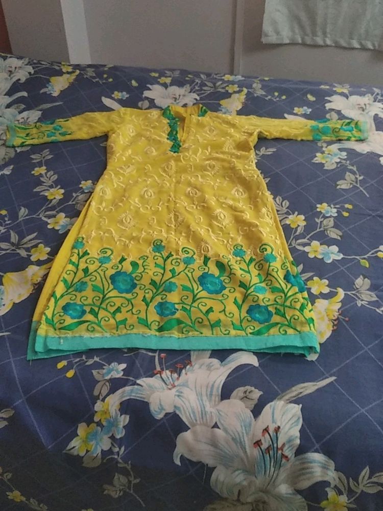 Yellow  Salwar Suit