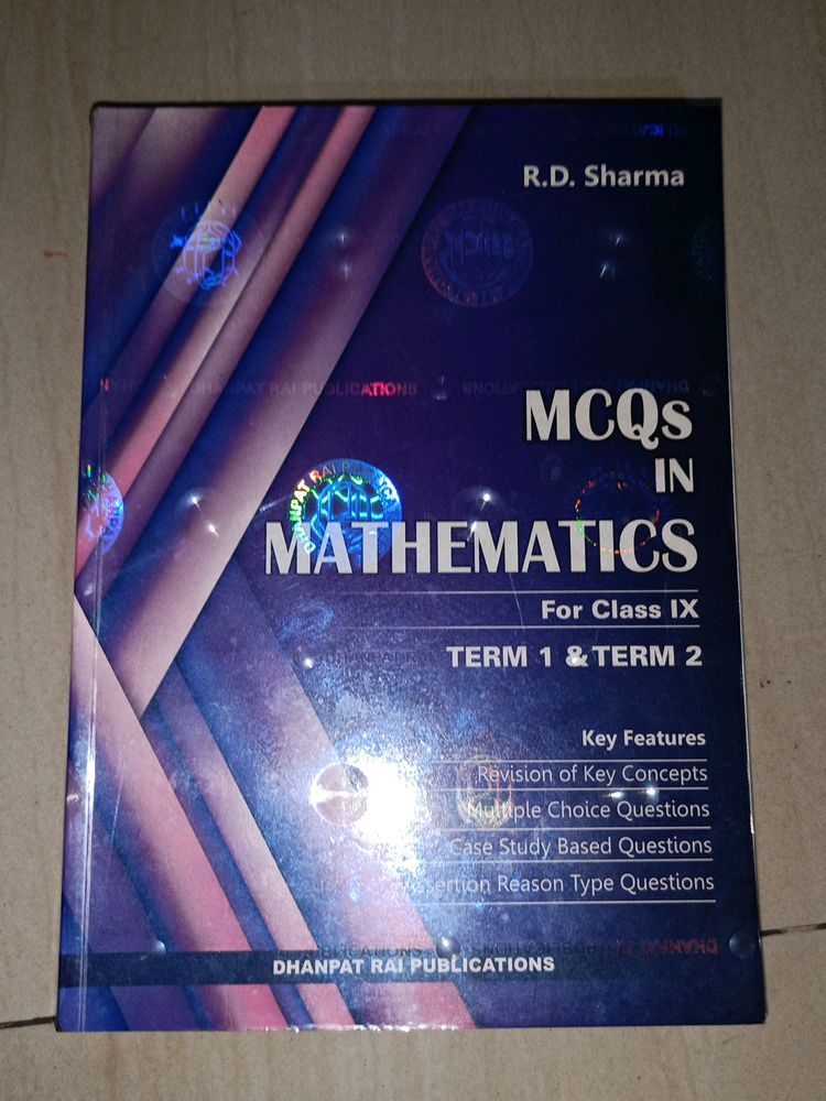 RD Sharma MCQ Book Class 9