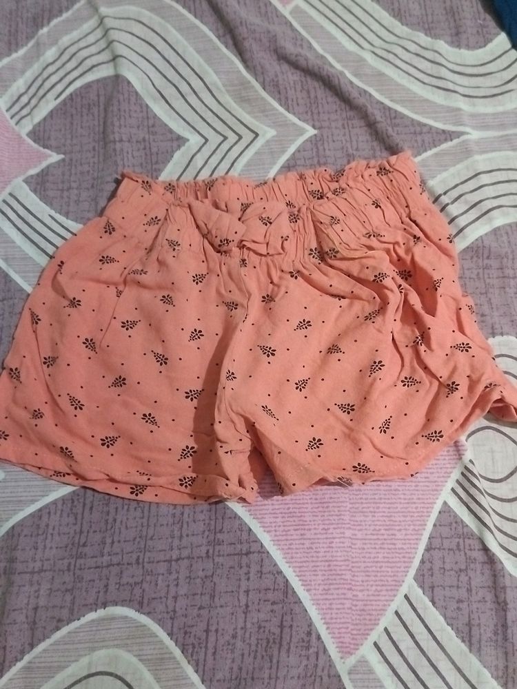 Beautiful Cotton Shorts For Girls