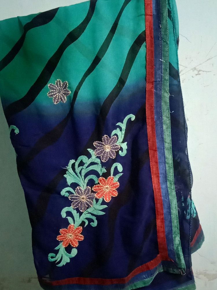 Embroidery Saree