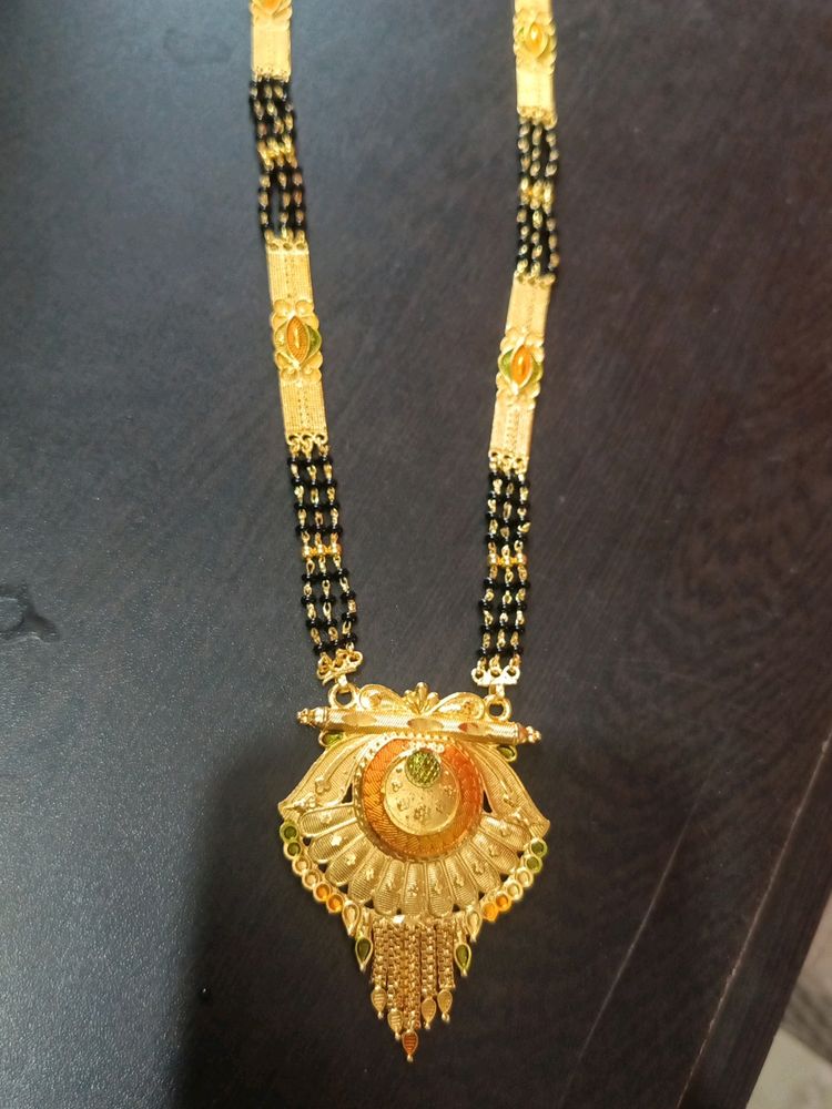 Gold Plated Long Mangalsutra For Women