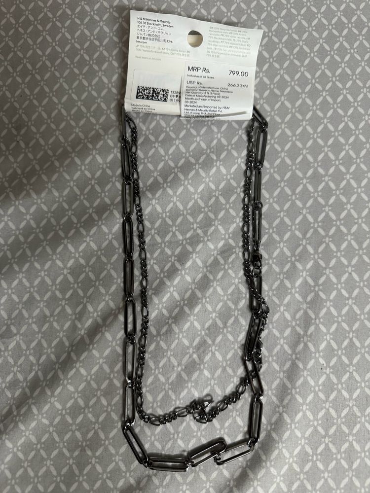 h&m y2k 2 piece necklace