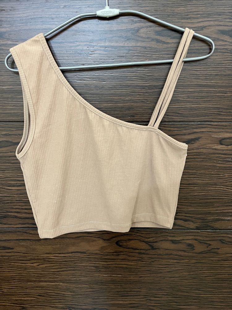 Mango One Shoulder Tank Top Size - M And L