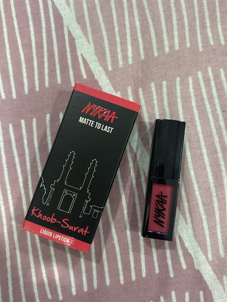 Nykaa Matte To Last Lipstick-Khoobsurat