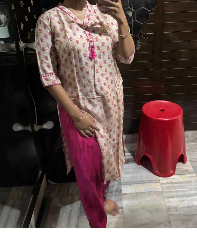 Kurti And Tulip Pants