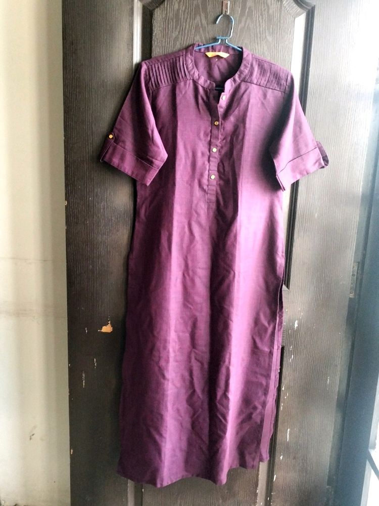 Gerua Burgandy Kurta ( Brand New)