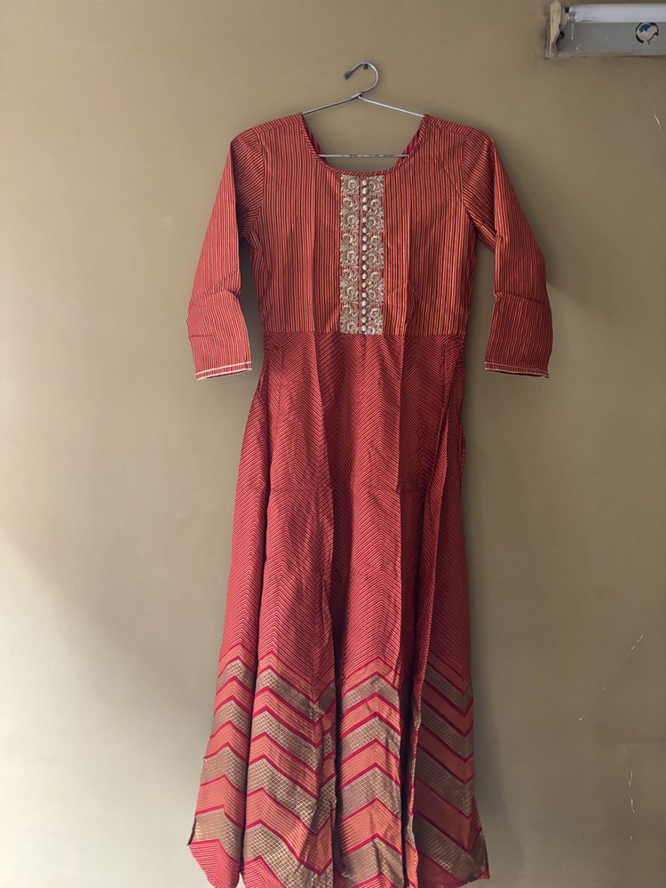 Red Daily Wear kurta