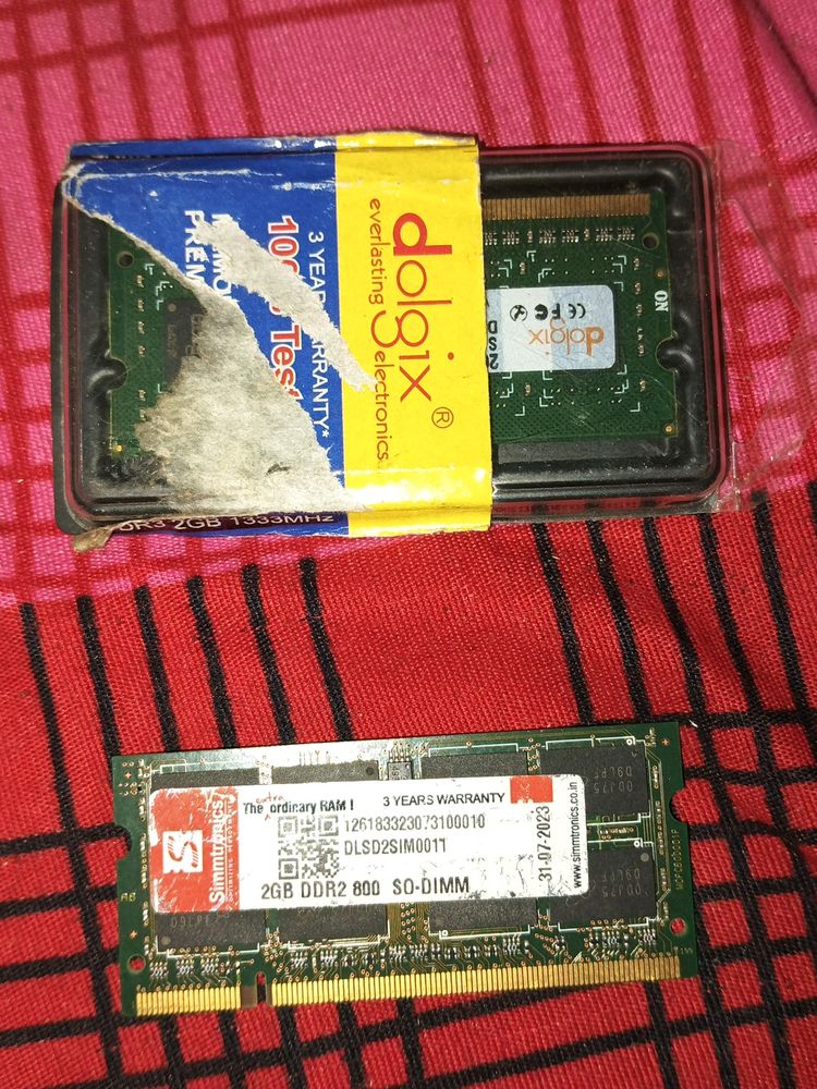 Ddr2 And Ddr3 Ram 2gb+2gb