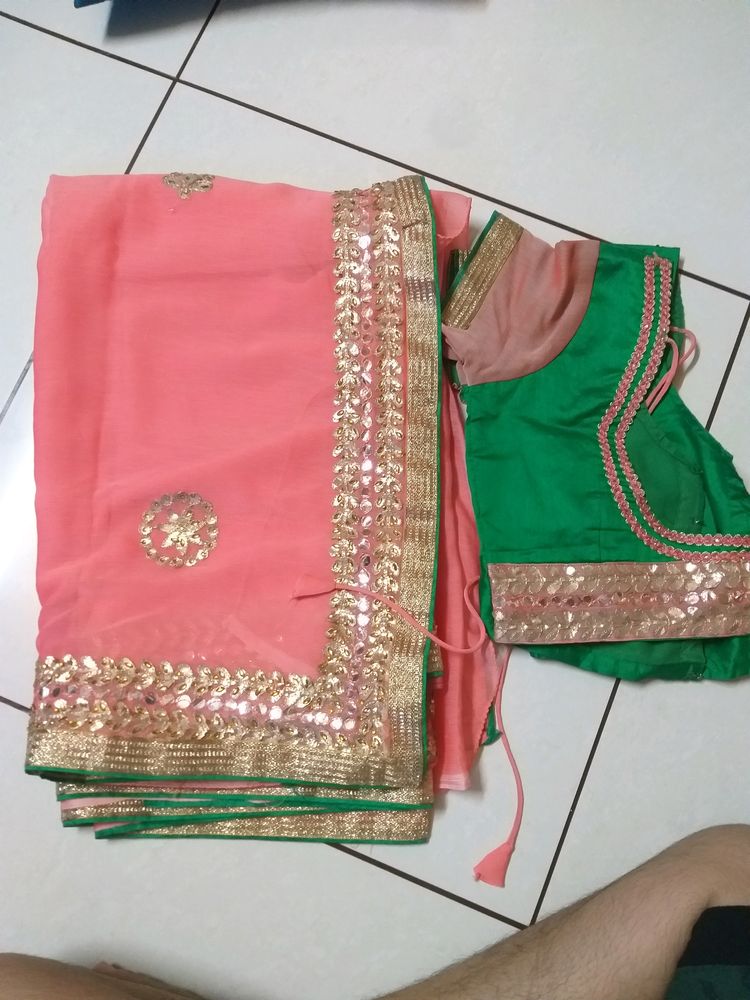 sadi with blouse, saree