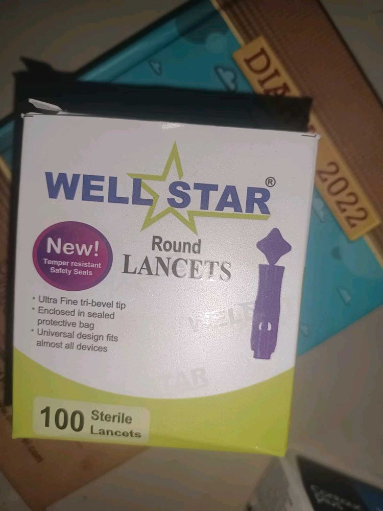 Well Star Round Lancet (100 Sterile Lansets)