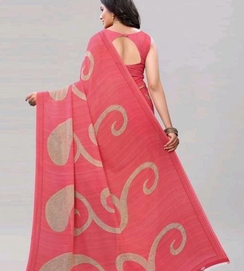 Beautiful Long Chiffon Saree