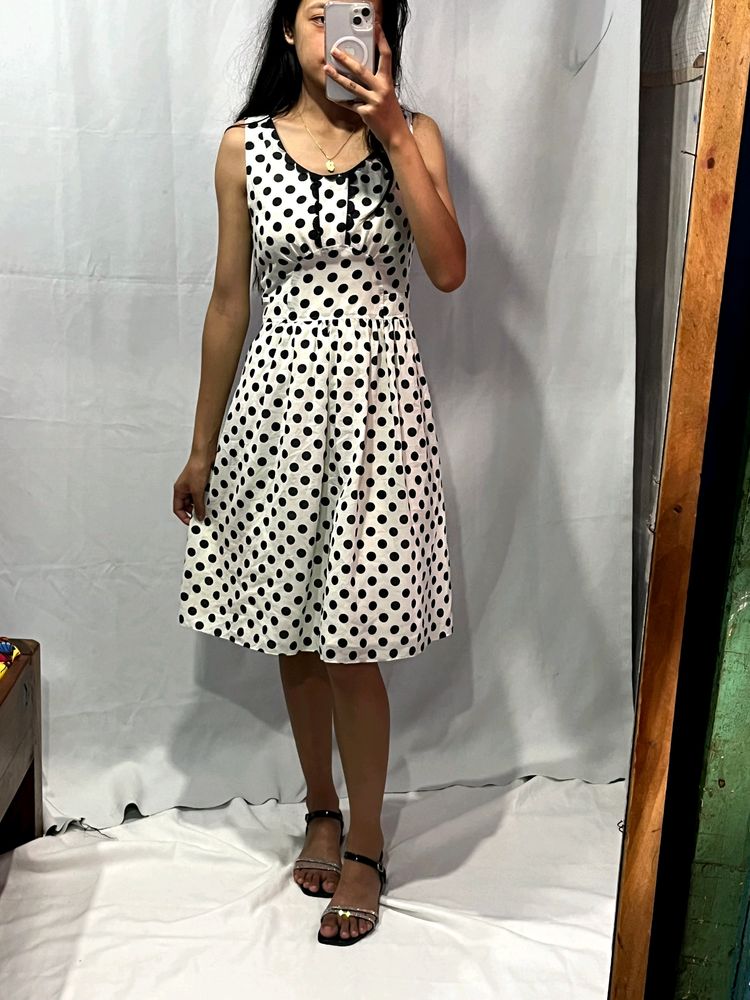 Polka Dot Cute Mini Dress