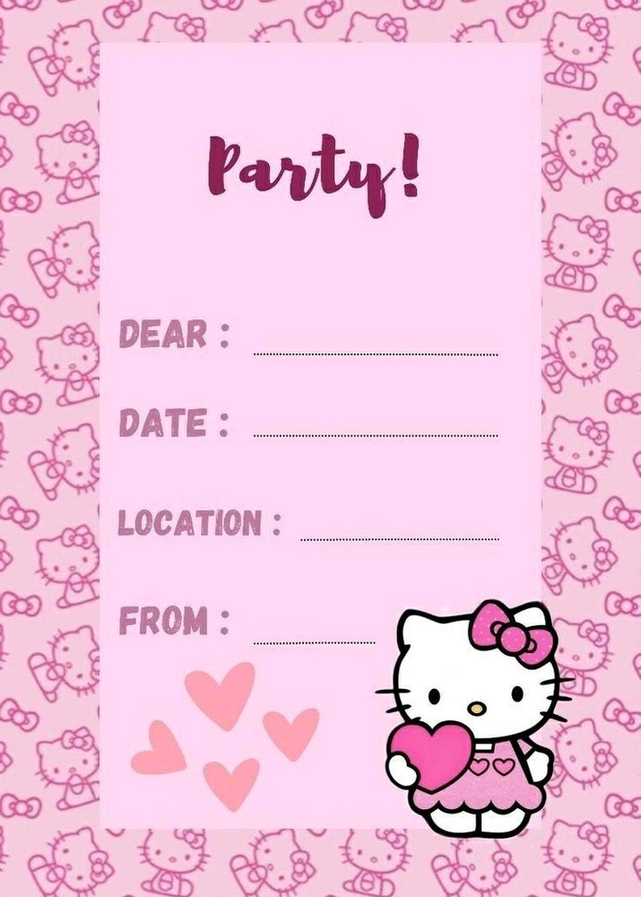 Birthday Invitation Card