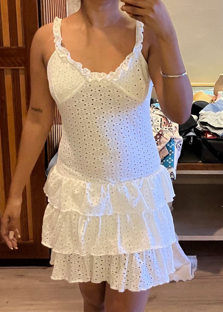 A Cute White Mini Dress