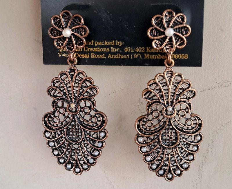 Beautiful Bronze Ear Rings