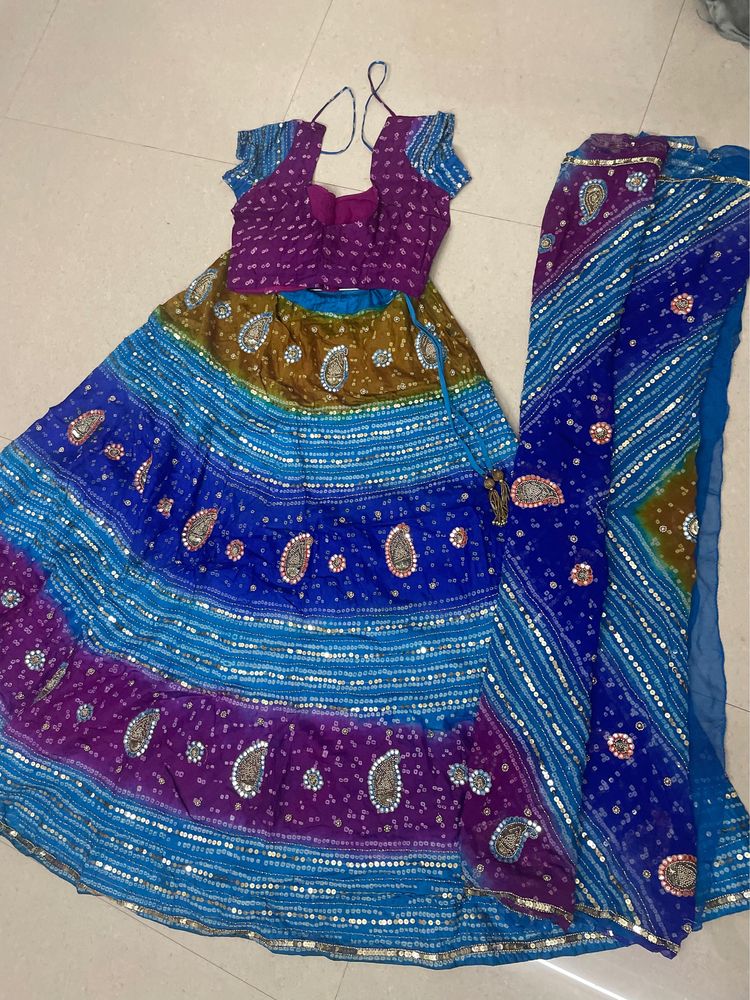 Bandhej Lehenga