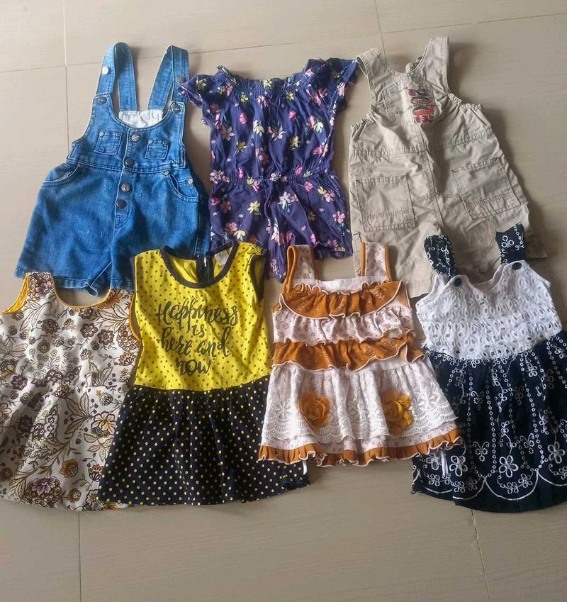 7 Baby Dress Combo