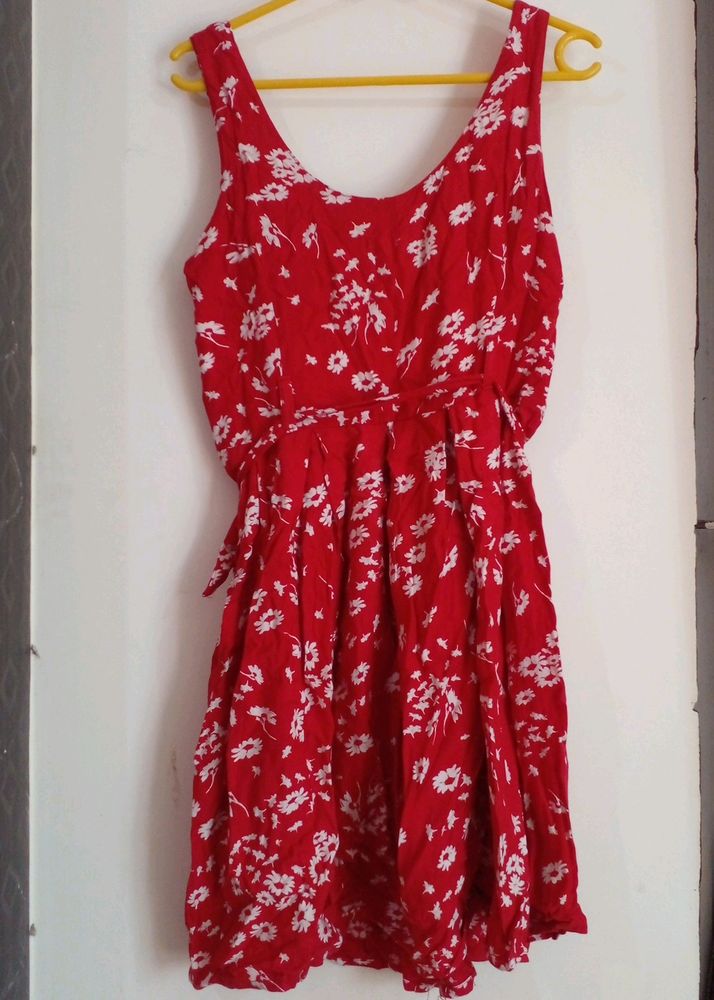 Short Red Frock