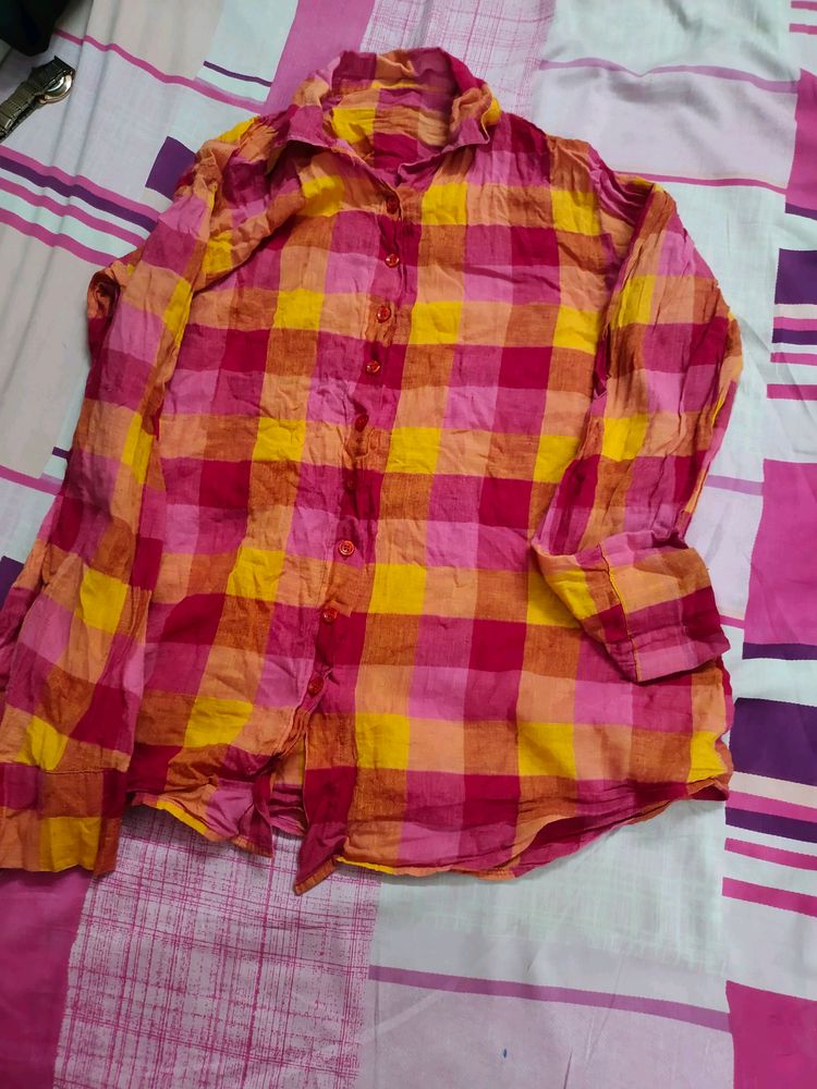 Checked Women Shirt