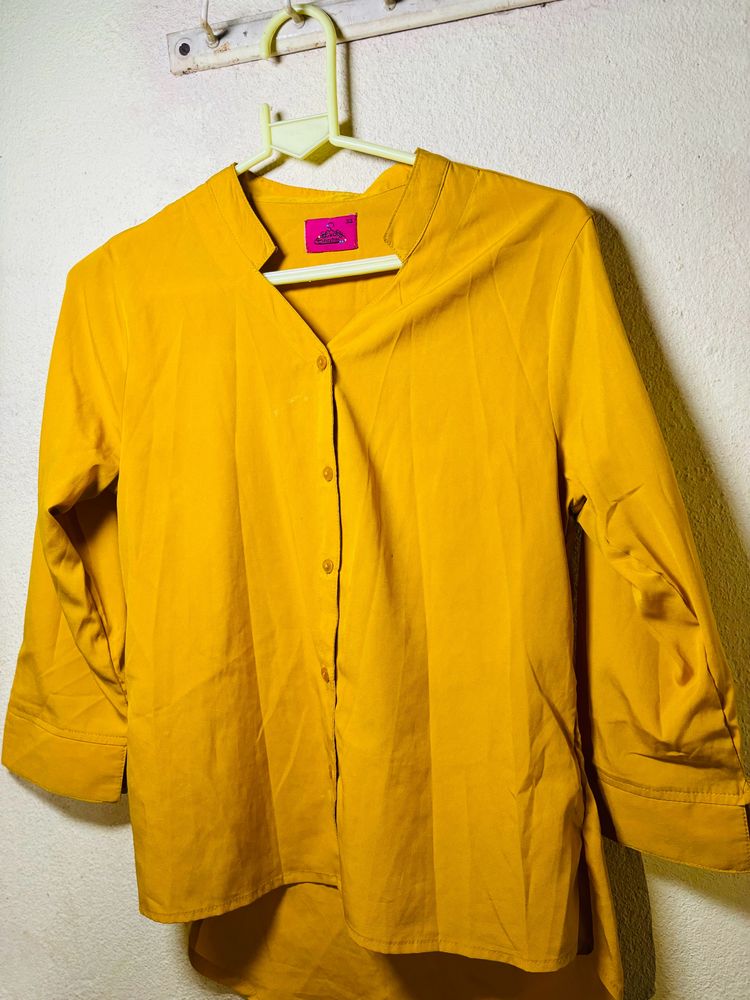 A Mustard Coloured Shirt