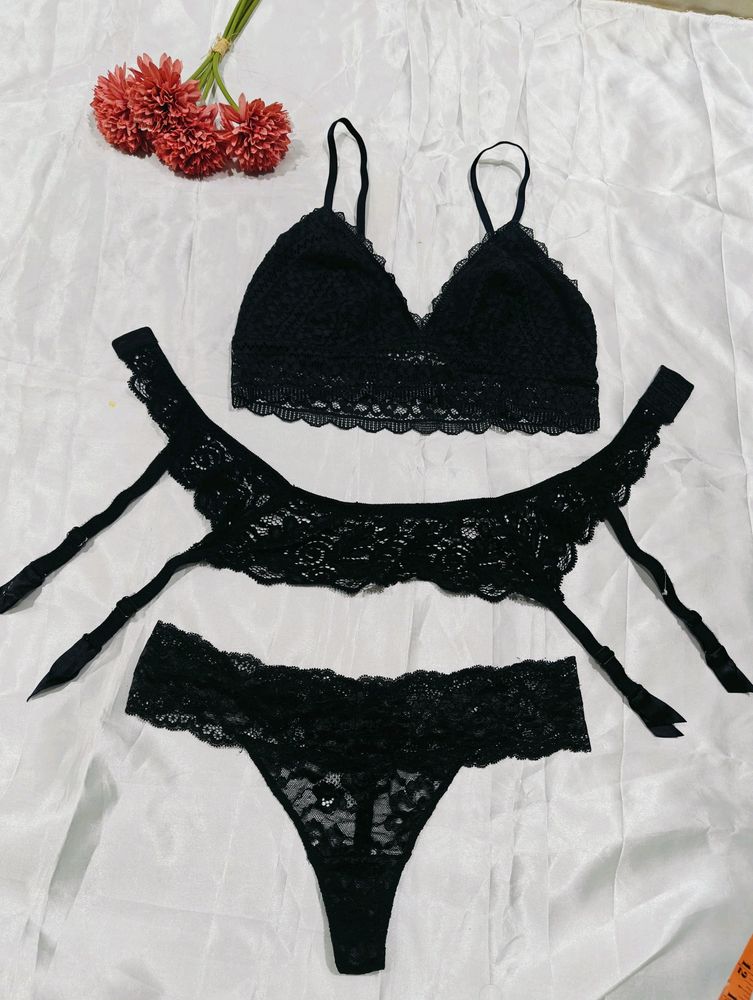 Imported 3 Piece Lingerie Set