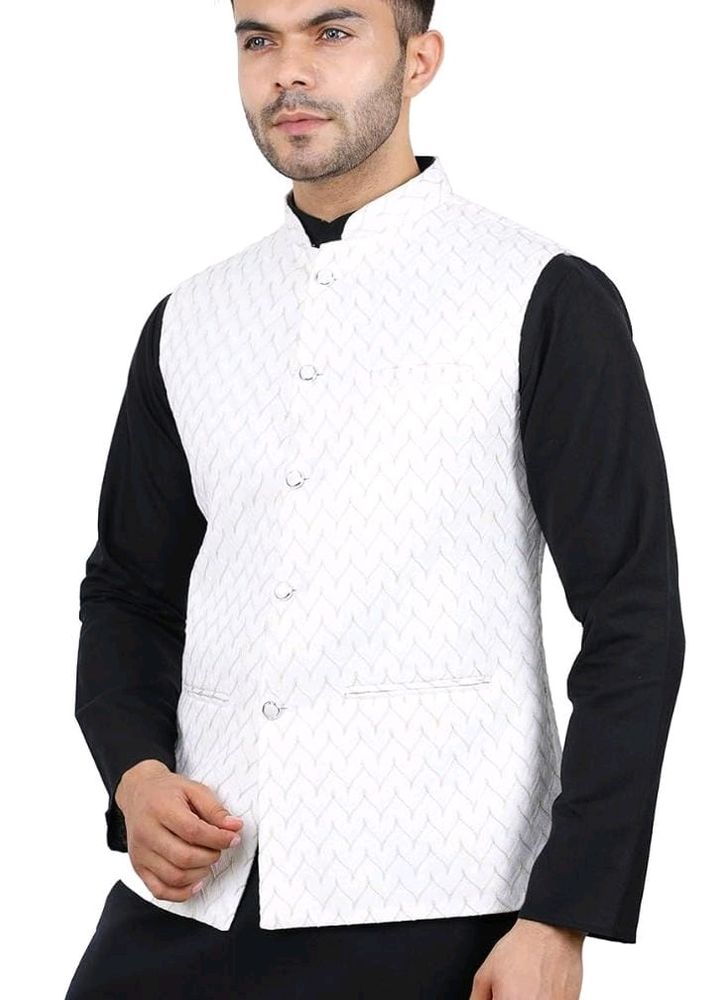 Men's W-Designer Jute Nehru Jacket