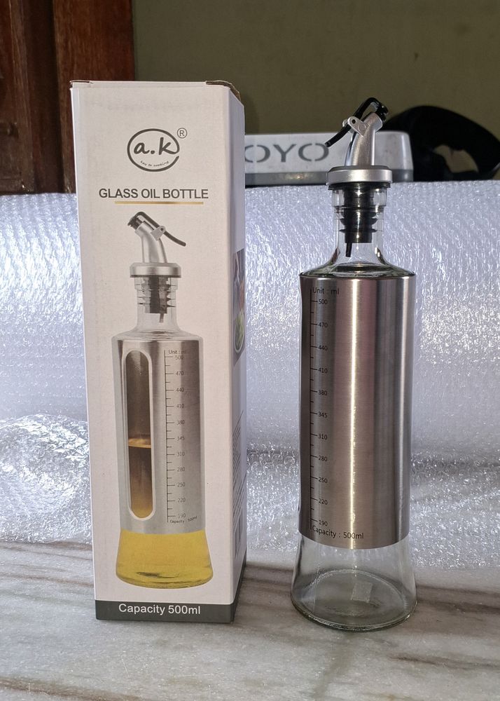 Oil Dispenser Glass+steel