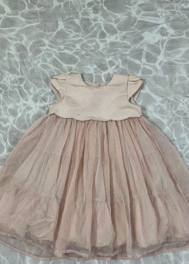 Girl Peach Dress