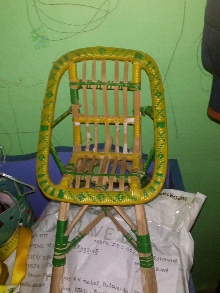 Small Bamboo chair For Decoration