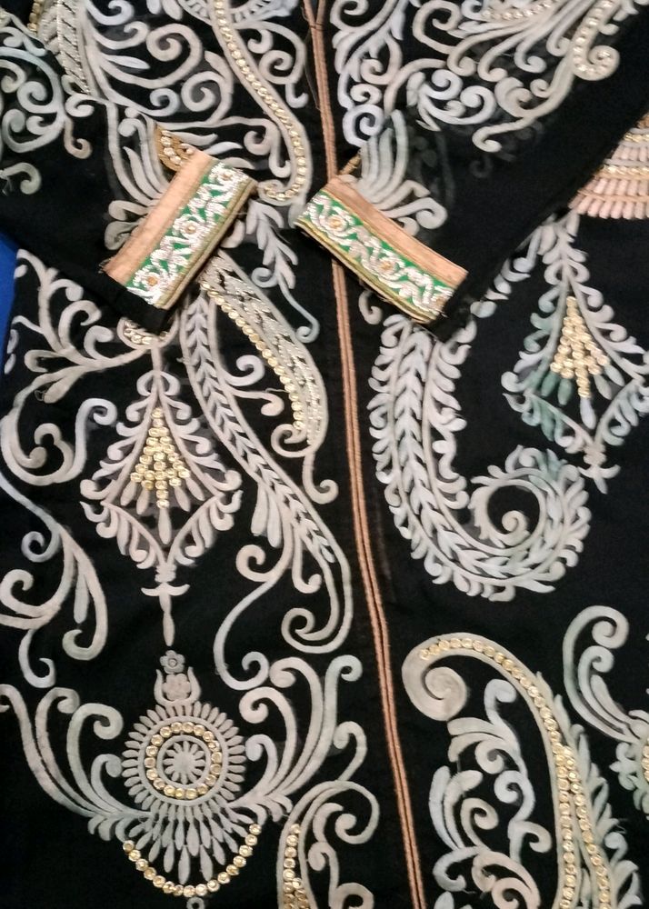 Black Pakistani Style Kurti