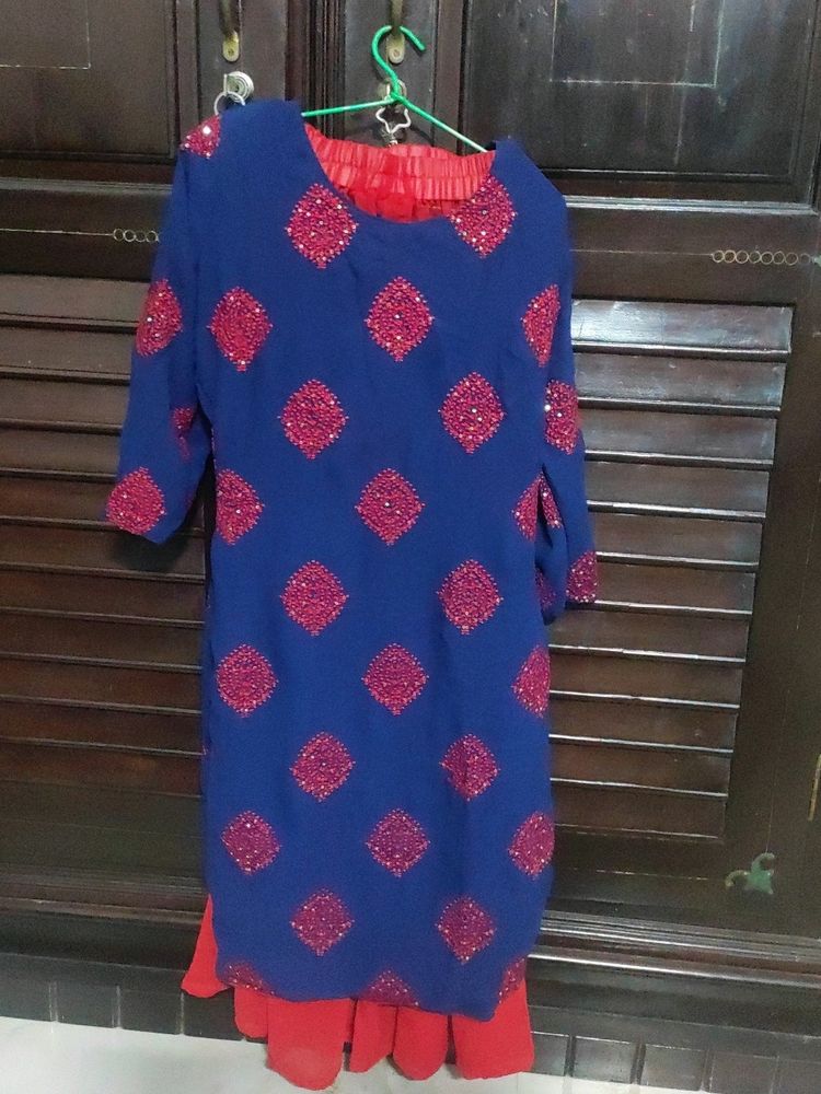 Lehanga type dress For Girls