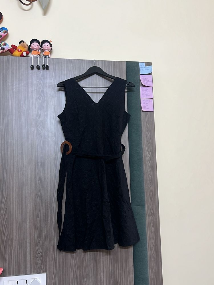 Black Dress ( Chinkari Work Frock )