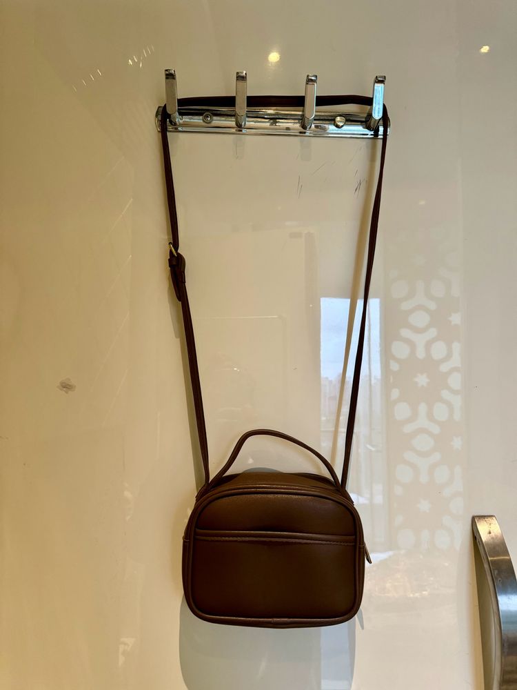 Miniso Brown Sling Bag