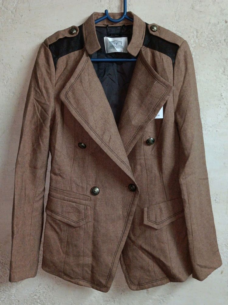 fashion Blazer Woolen Jacket