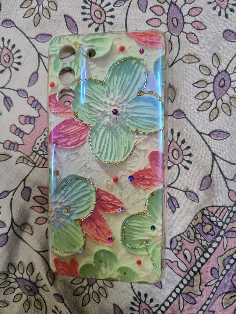 Samsung 21fe Green Flower Case