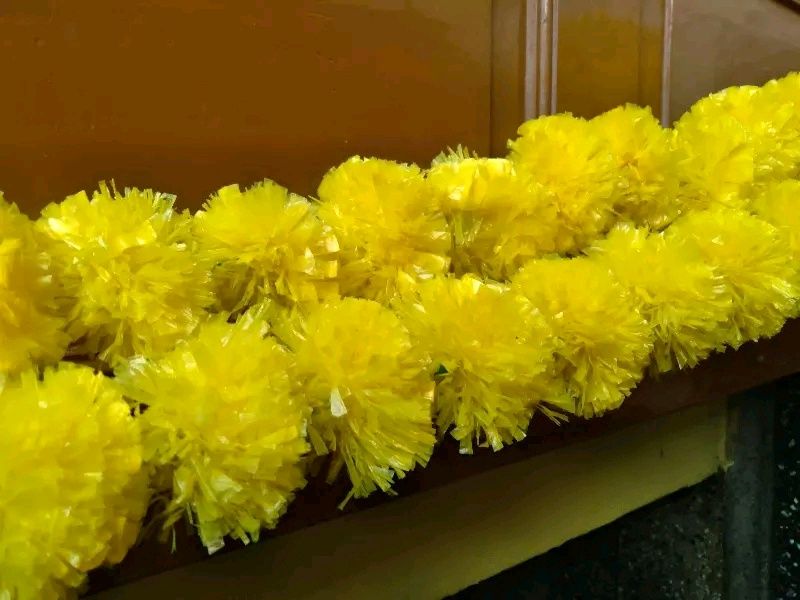 Marigold Artificial Flowers Lat Yellow