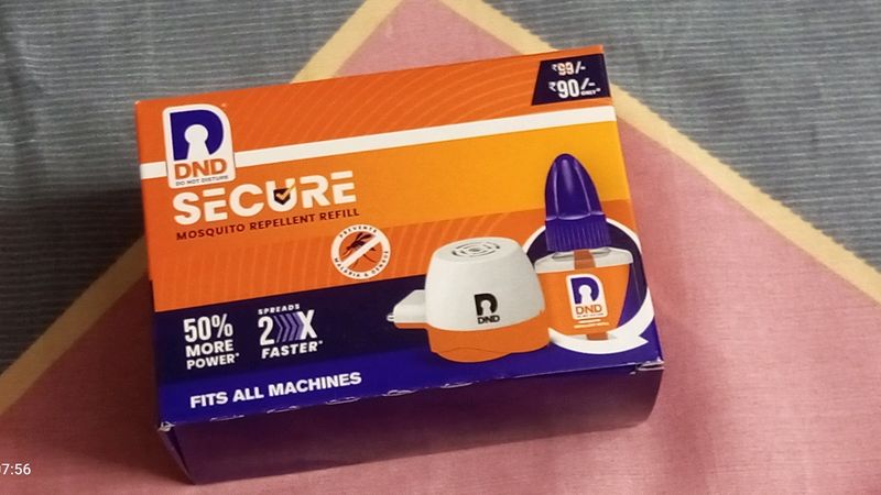 DND Secure Mosquito Repellent Brand New