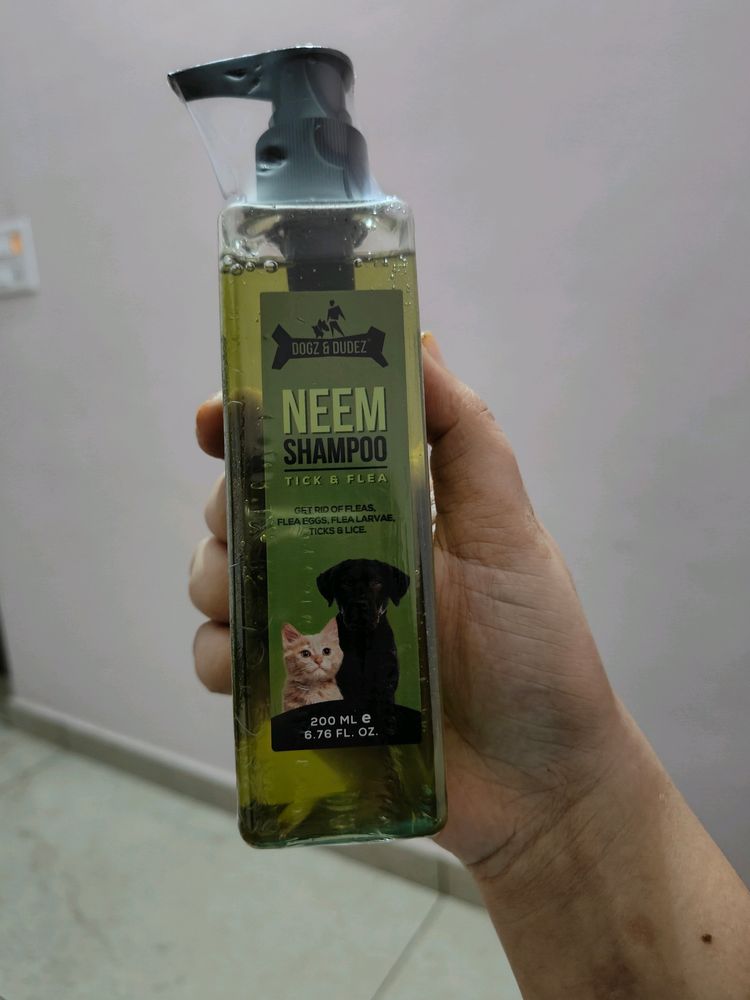 Unused Neem Dog Shampoo