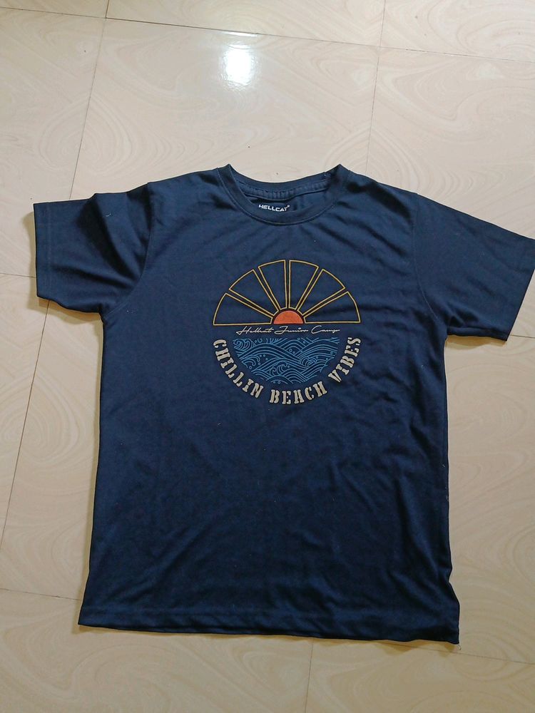 6-8 Years Boys Tshirt (Navy Blue)