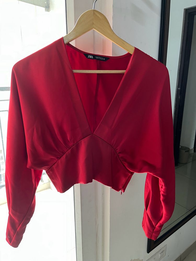 ZARA Red Top