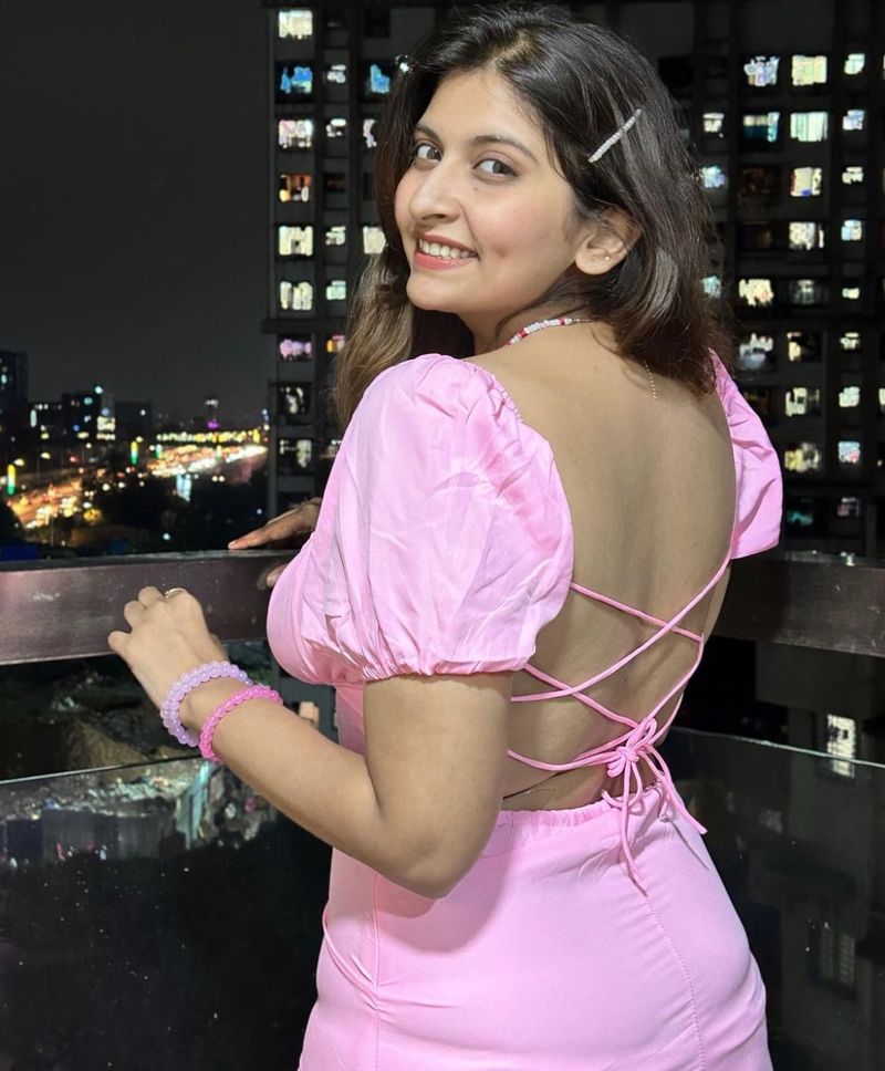 Pink Backless Dress