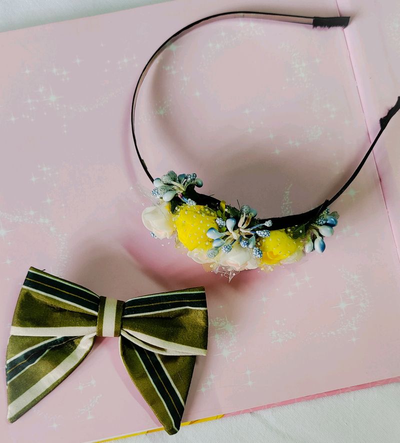 Combo Of Two Hair Accessories ✨☘️