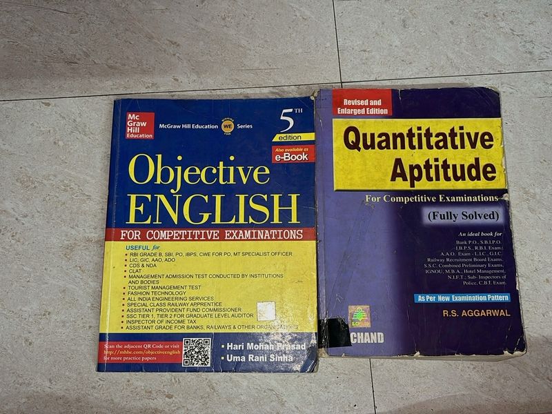 Pack Of 2 Competitive Exam Books