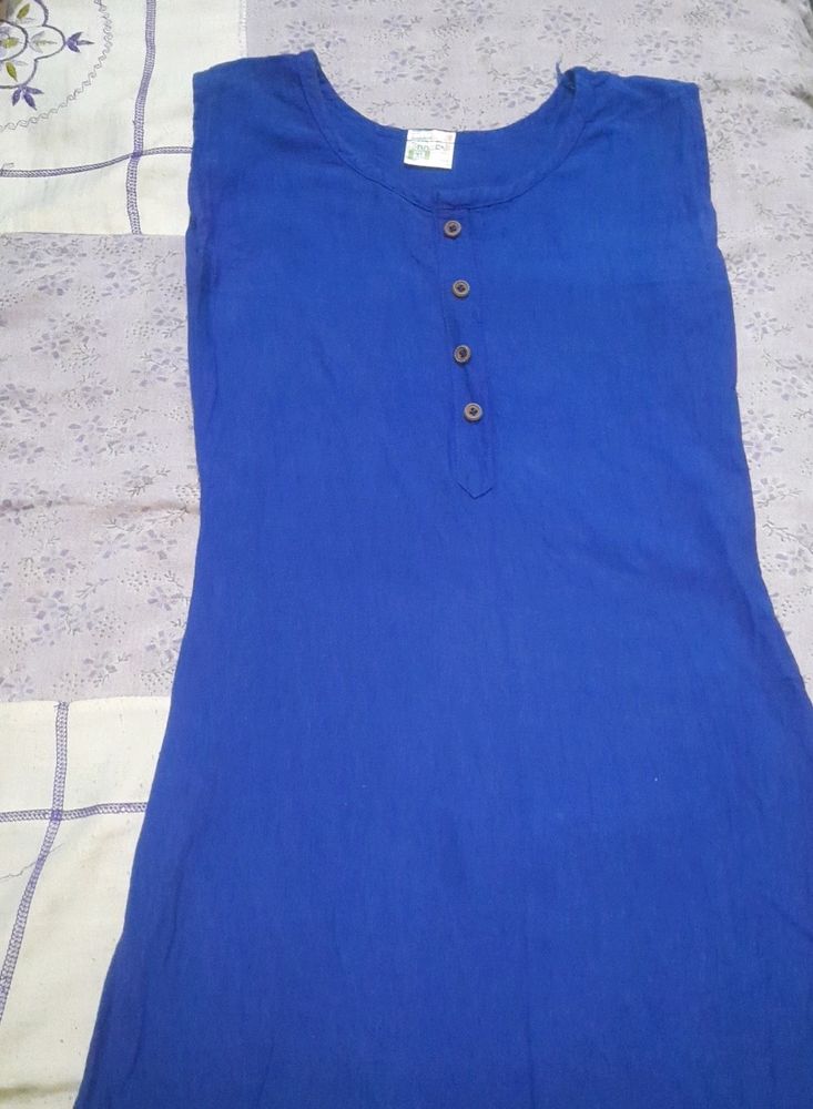 Blue Kurti For Daily Use