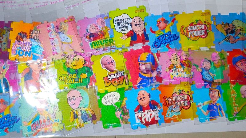 Anpenlibe Cards Motu Patlu Set Of 25 Complete