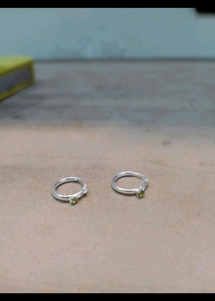 Diamond Bali Pairs Pure Silver