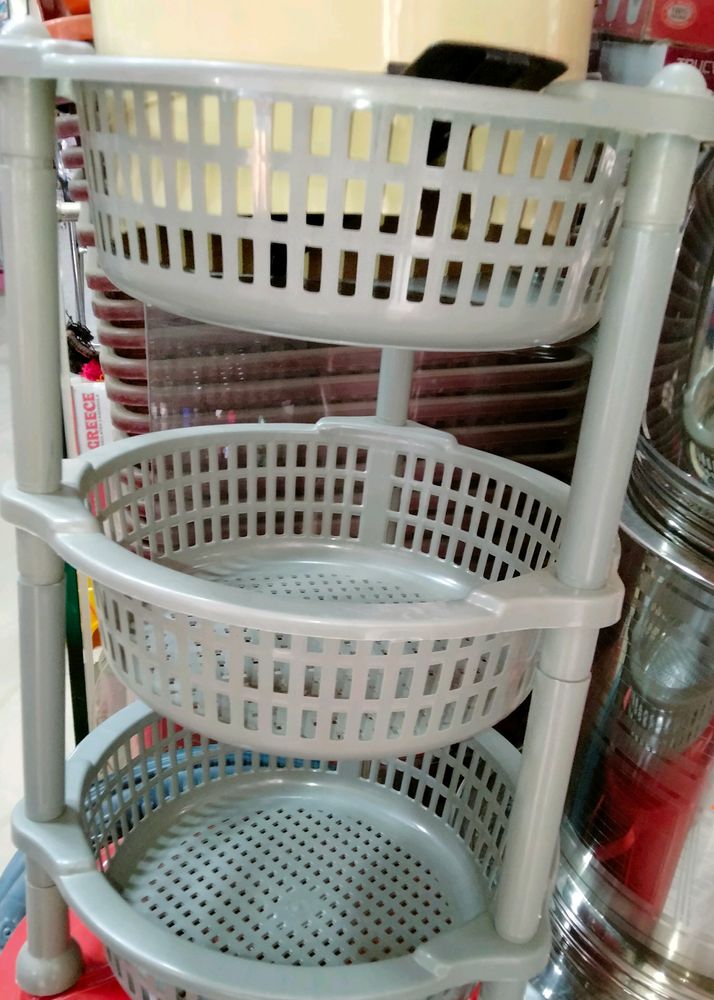 🤩3 Layer foldable Organiser basket ✨