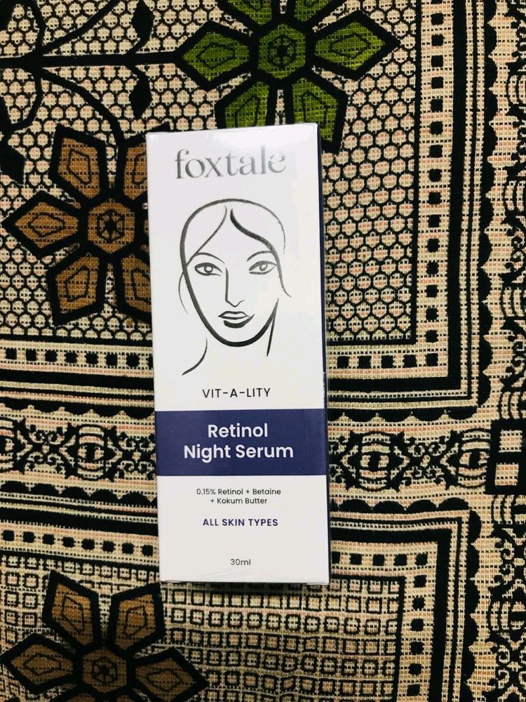 Foxtale Retinol Night Serum