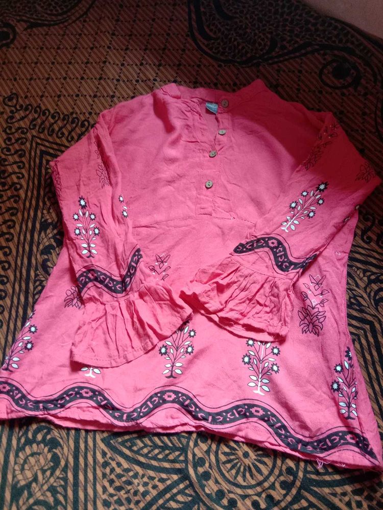 Empire Short Chinese Collar Kurti