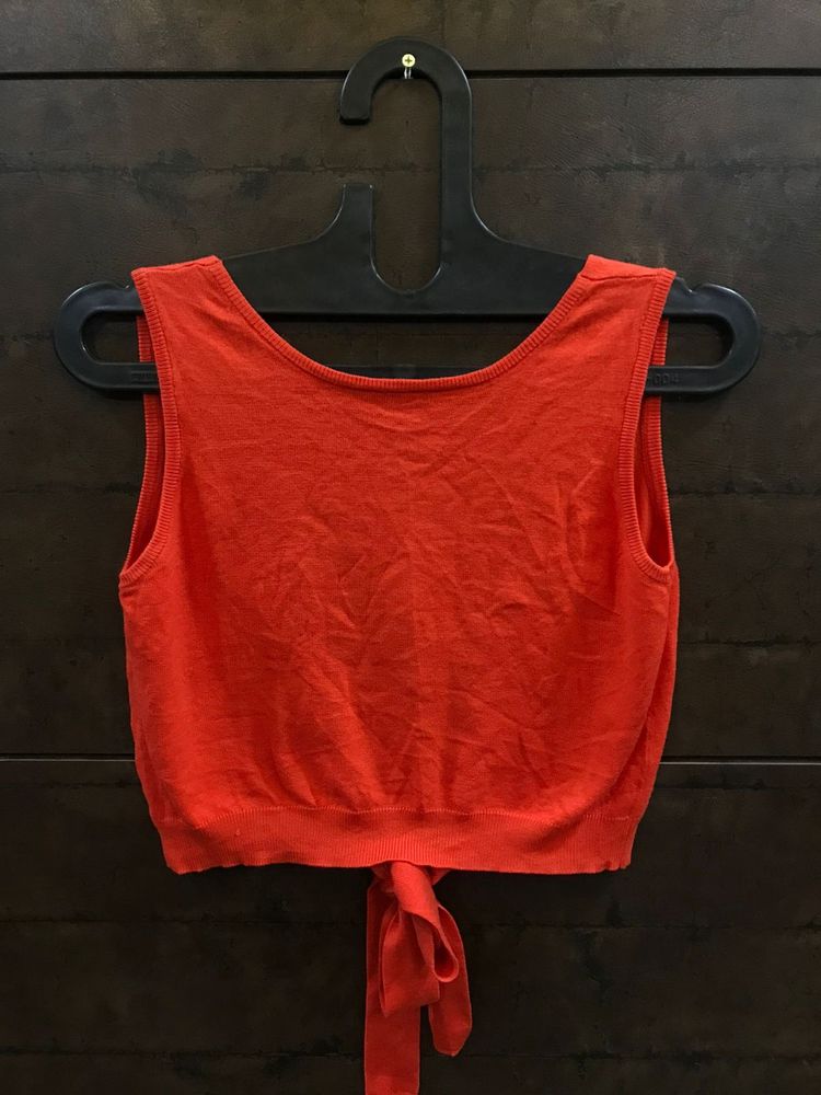 Open Backed Sleeveless Top